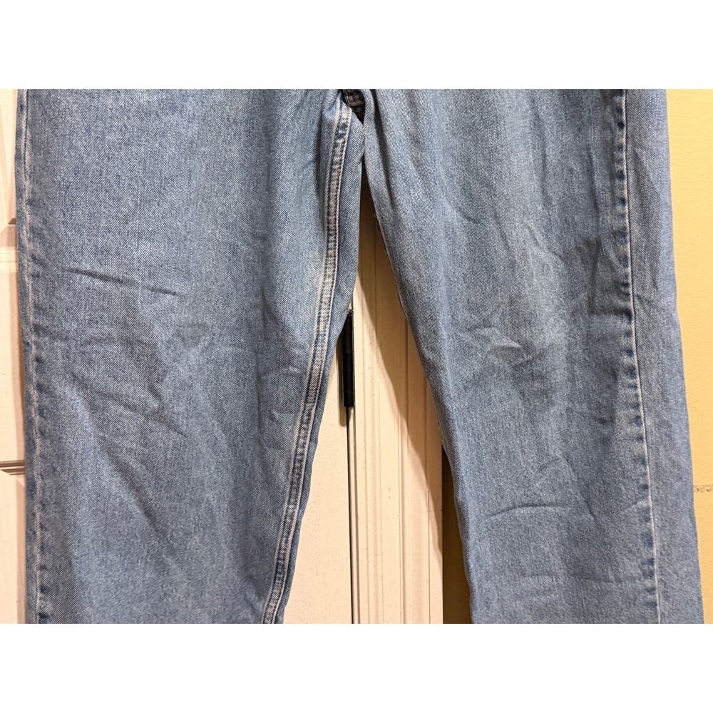 Levi's 560 jeans Mens Blue Comfort Fit Relaxed Tapered Light Denim Y2K 34x30 - Picture 4 of 12